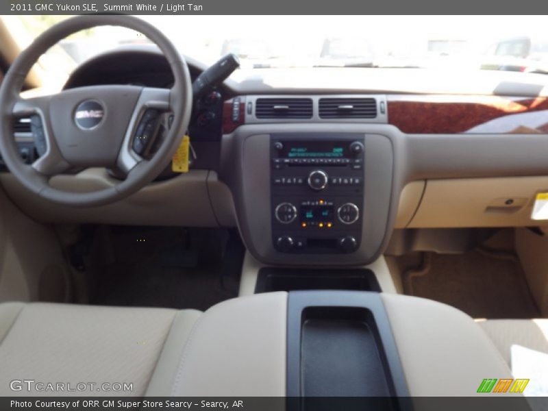 Summit White / Light Tan 2011 GMC Yukon SLE