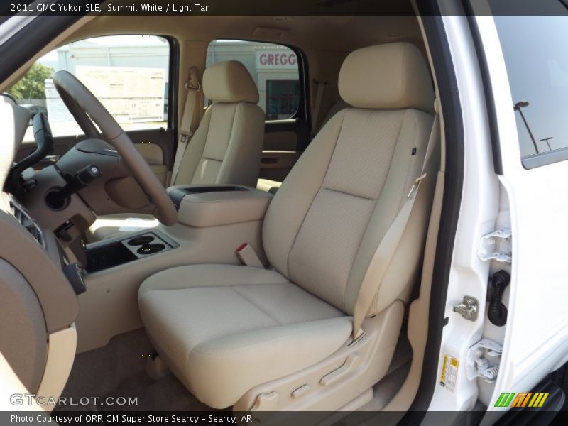 Summit White / Light Tan 2011 GMC Yukon SLE
