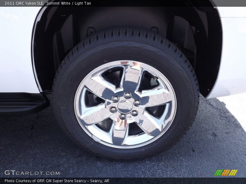 Summit White / Light Tan 2011 GMC Yukon SLE