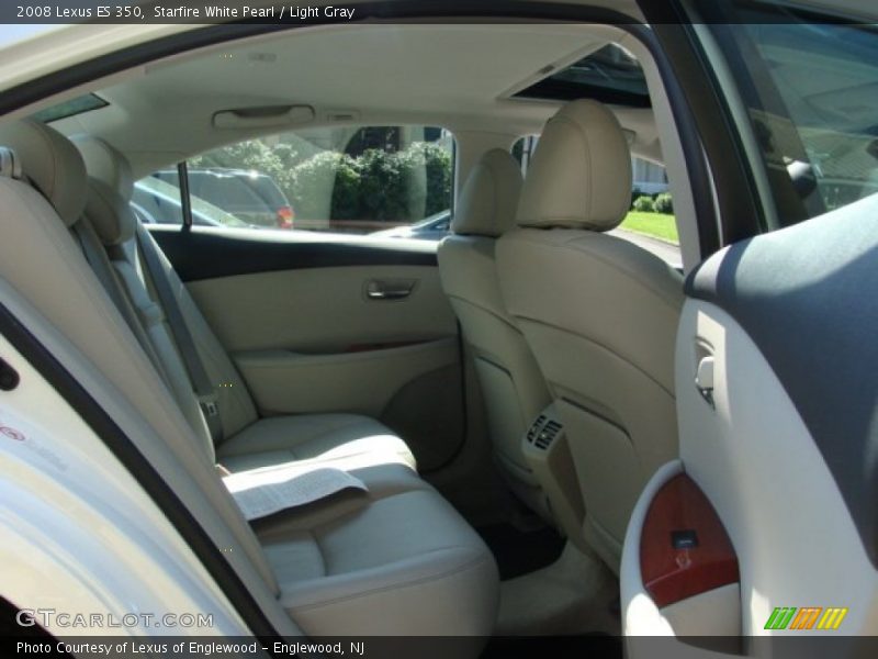 Starfire White Pearl / Light Gray 2008 Lexus ES 350