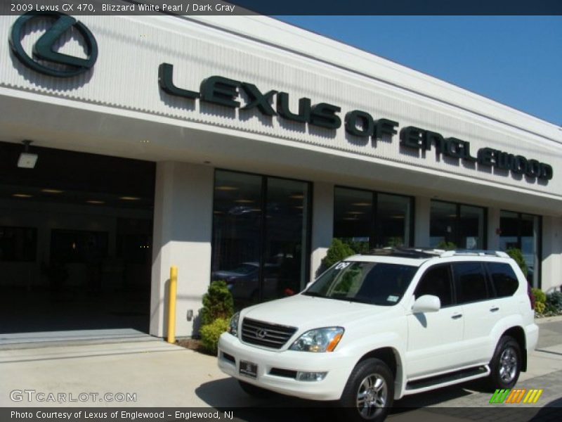 Blizzard White Pearl / Dark Gray 2009 Lexus GX 470