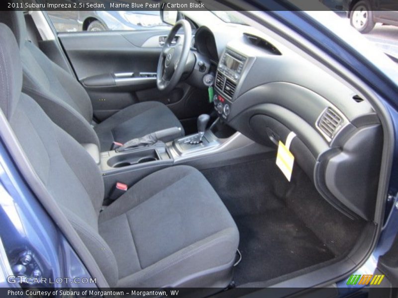 Marine Blue Pearl / Carbon Black 2011 Subaru Impreza 2.5i Sedan