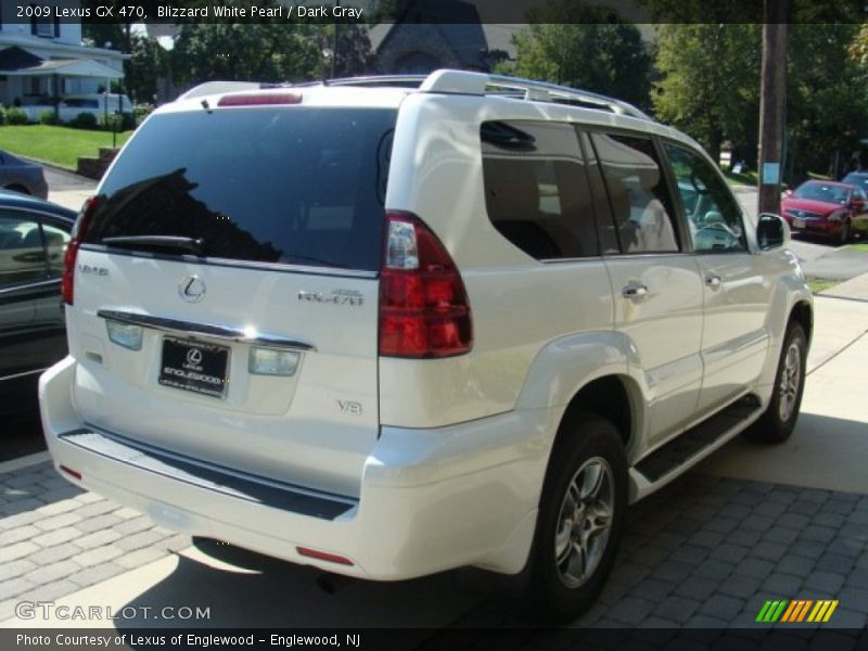 Blizzard White Pearl / Dark Gray 2009 Lexus GX 470