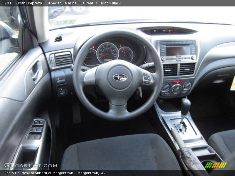 Marine Blue Pearl / Carbon Black 2011 Subaru Impreza 2.5i Sedan