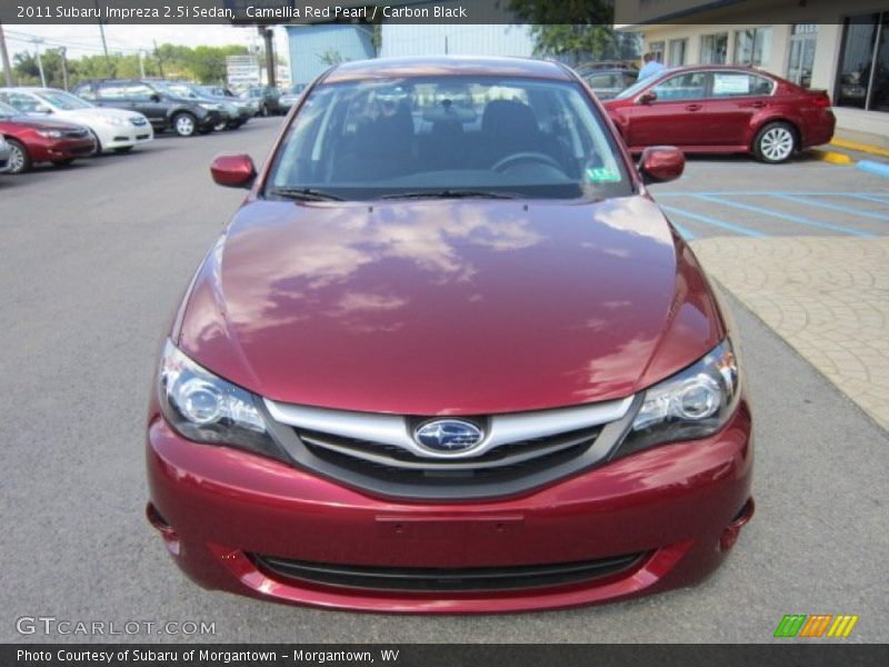 Camellia Red Pearl / Carbon Black 2011 Subaru Impreza 2.5i Sedan