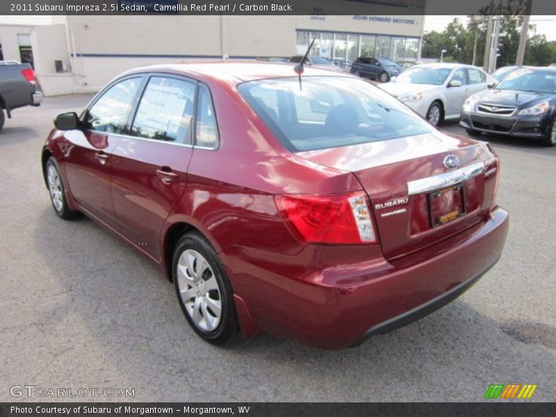 Camellia Red Pearl / Carbon Black 2011 Subaru Impreza 2.5i Sedan