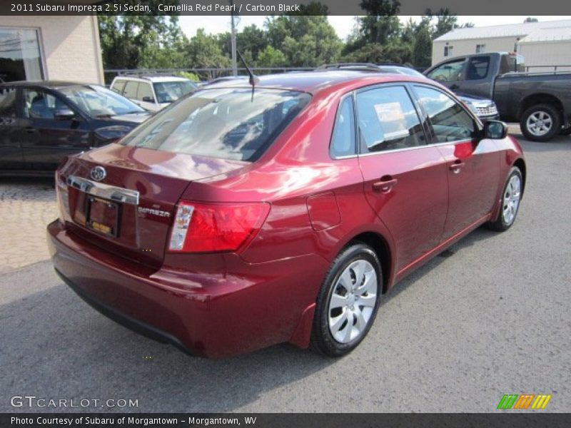 Camellia Red Pearl / Carbon Black 2011 Subaru Impreza 2.5i Sedan