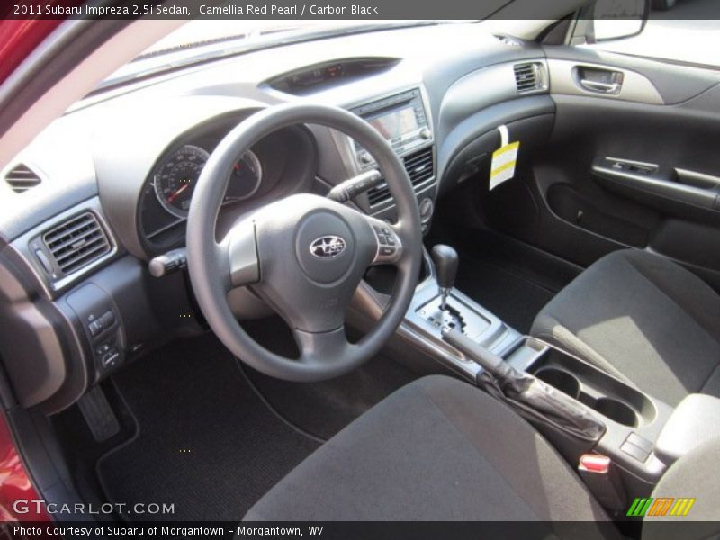  2011 Impreza 2.5i Sedan Carbon Black Interior