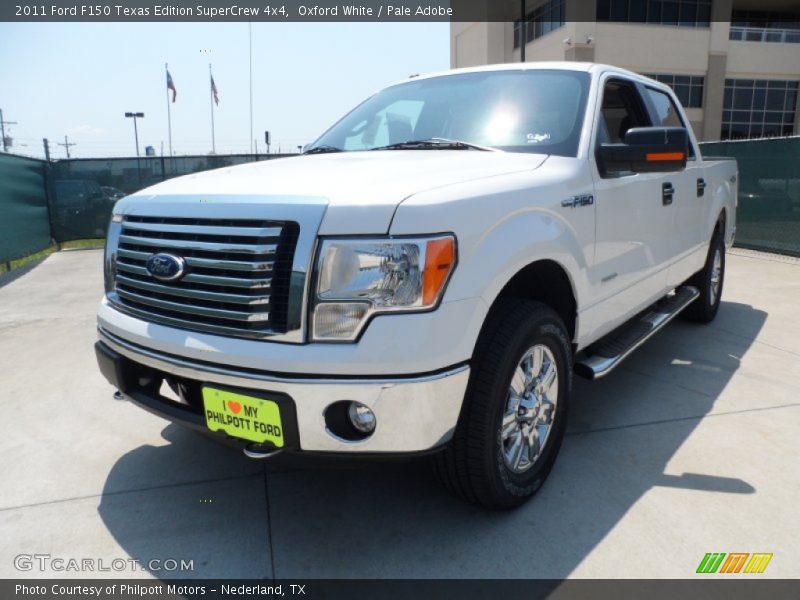 Oxford White / Pale Adobe 2011 Ford F150 Texas Edition SuperCrew 4x4