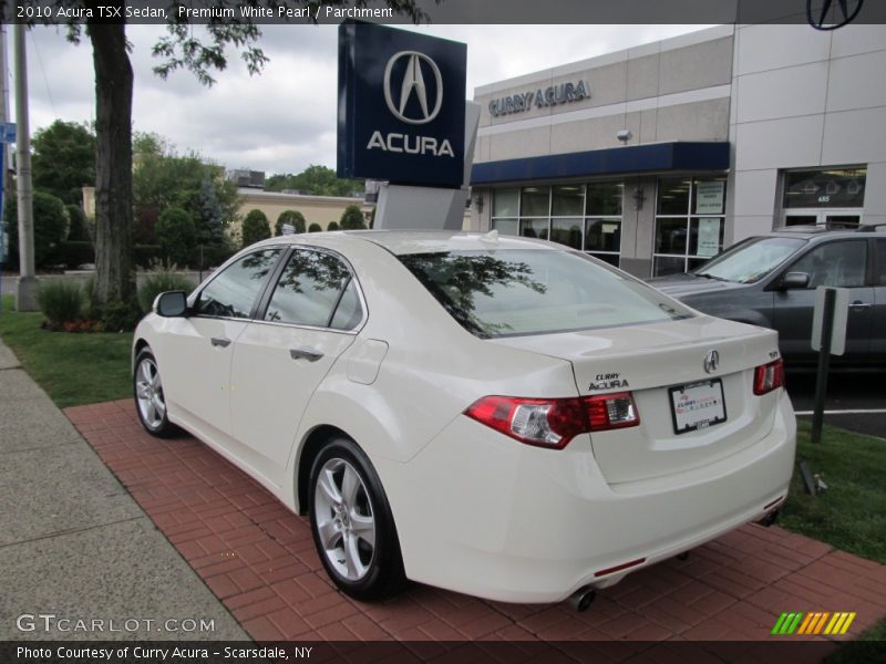 Premium White Pearl / Parchment 2010 Acura TSX Sedan