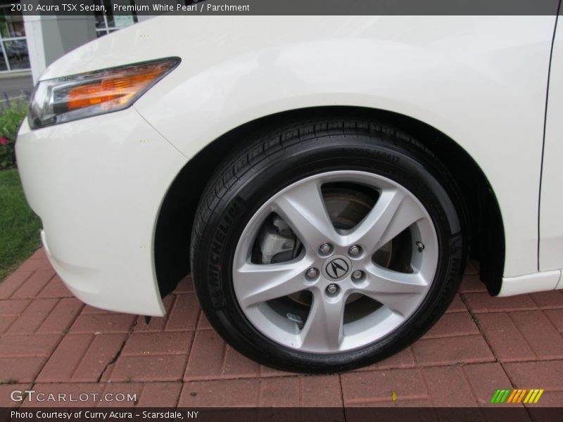 Premium White Pearl / Parchment 2010 Acura TSX Sedan