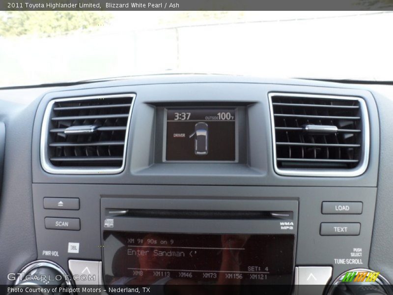 Blizzard White Pearl / Ash 2011 Toyota Highlander Limited