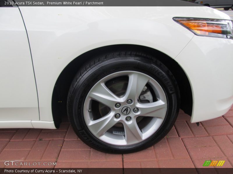 Premium White Pearl / Parchment 2010 Acura TSX Sedan