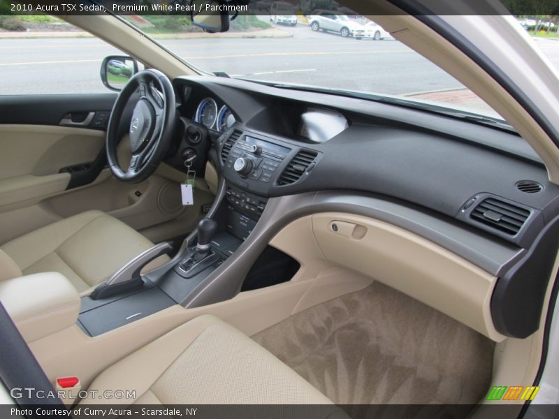 Premium White Pearl / Parchment 2010 Acura TSX Sedan