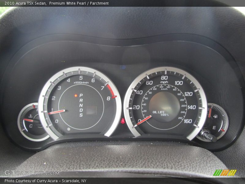 Premium White Pearl / Parchment 2010 Acura TSX Sedan