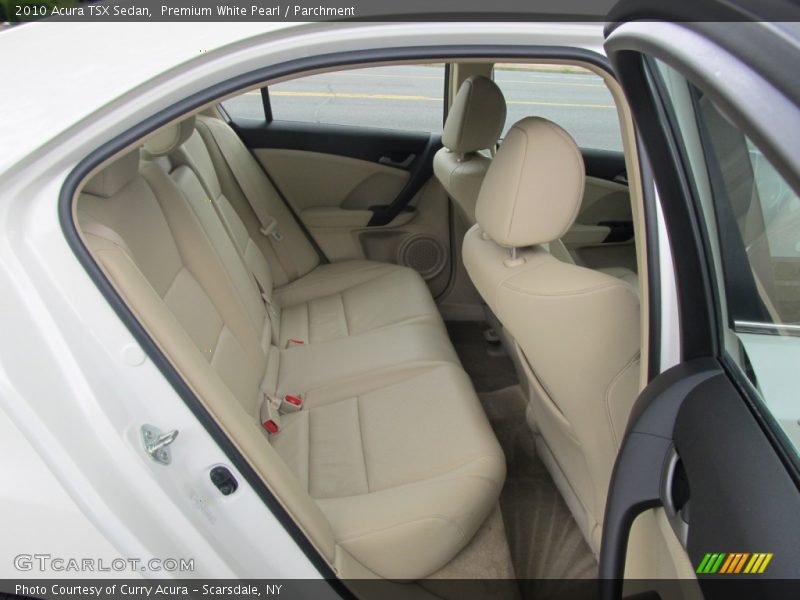 Premium White Pearl / Parchment 2010 Acura TSX Sedan