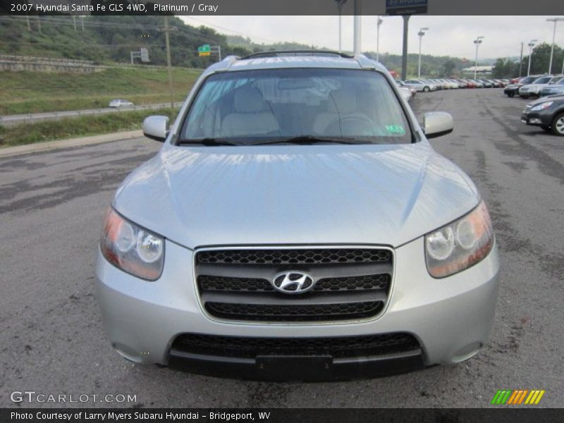 Platinum / Gray 2007 Hyundai Santa Fe GLS 4WD