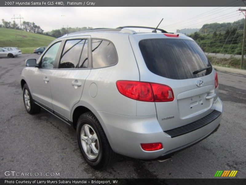 Platinum / Gray 2007 Hyundai Santa Fe GLS 4WD