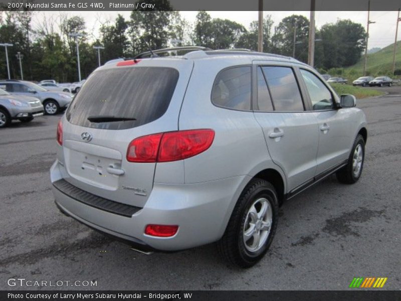 Platinum / Gray 2007 Hyundai Santa Fe GLS 4WD