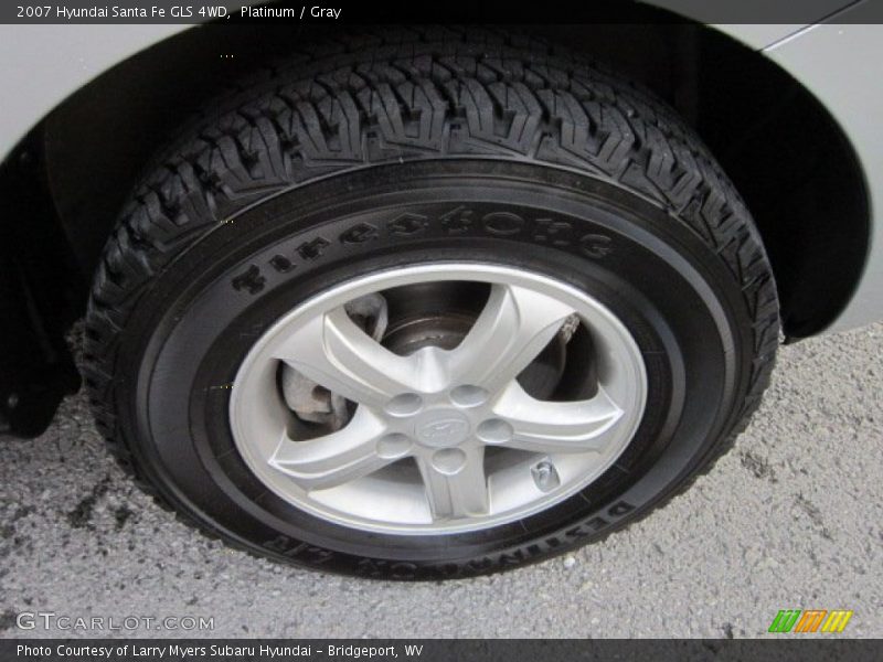 Platinum / Gray 2007 Hyundai Santa Fe GLS 4WD