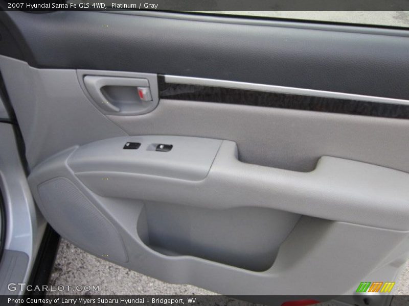 Platinum / Gray 2007 Hyundai Santa Fe GLS 4WD