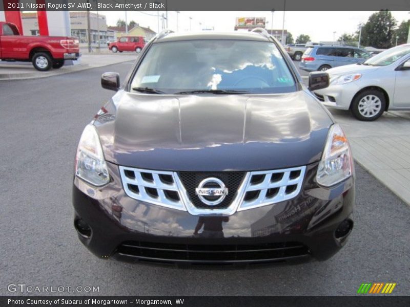 Black Amethyst / Black 2011 Nissan Rogue SV AWD