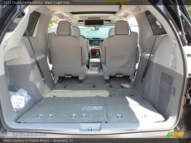 Black / Light Gray 2011 Toyota Sienna Limited