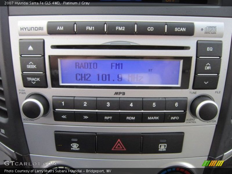 Audio System of 2007 Santa Fe GLS 4WD