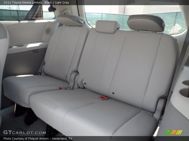Black / Light Gray 2011 Toyota Sienna Limited