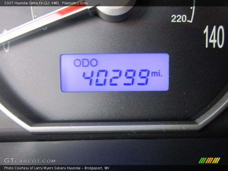 Platinum / Gray 2007 Hyundai Santa Fe GLS 4WD