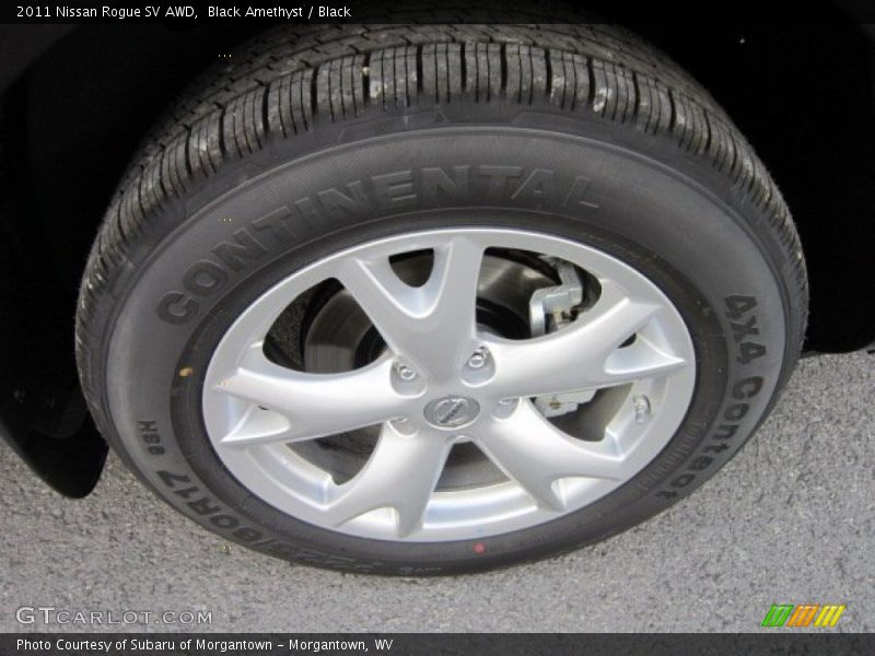 Black Amethyst / Black 2011 Nissan Rogue SV AWD