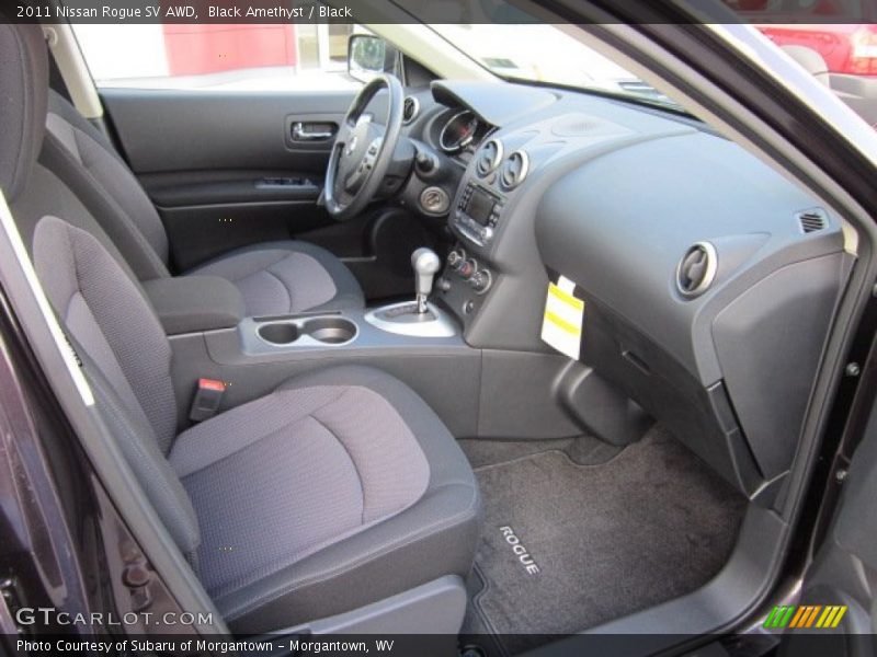 Black Amethyst / Black 2011 Nissan Rogue SV AWD