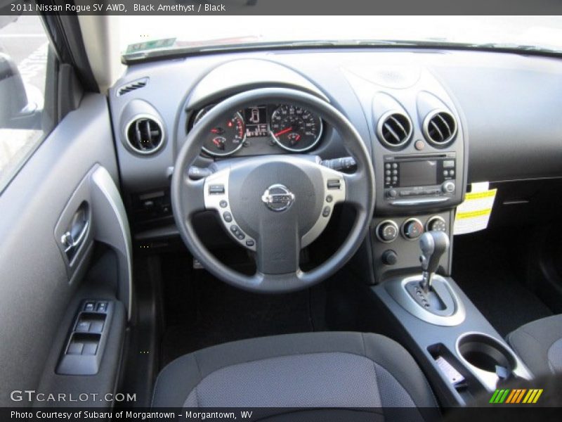 Black Amethyst / Black 2011 Nissan Rogue SV AWD