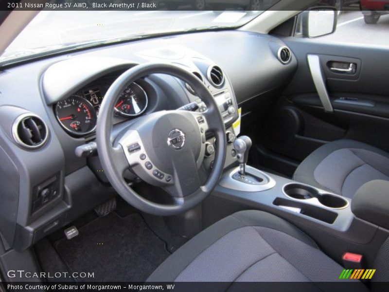 Black Amethyst / Black 2011 Nissan Rogue SV AWD