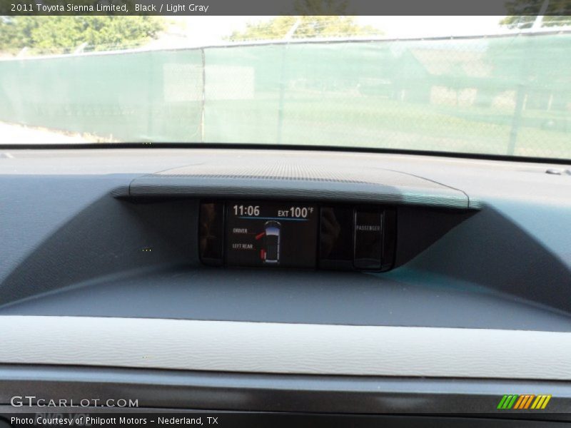 Black / Light Gray 2011 Toyota Sienna Limited