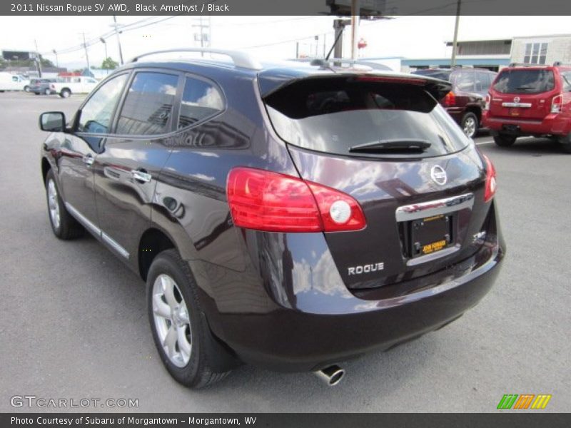 Black Amethyst / Black 2011 Nissan Rogue SV AWD