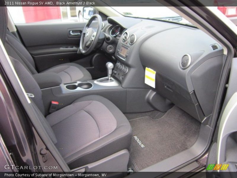 Black Amethyst / Black 2011 Nissan Rogue SV AWD