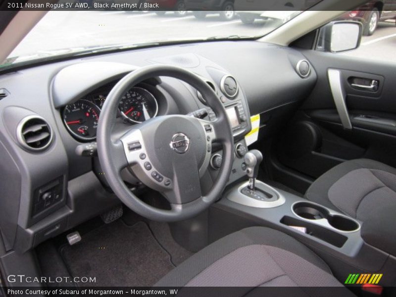 Black Amethyst / Black 2011 Nissan Rogue SV AWD