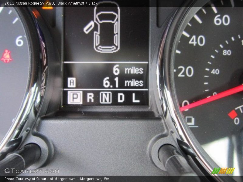 Black Amethyst / Black 2011 Nissan Rogue SV AWD