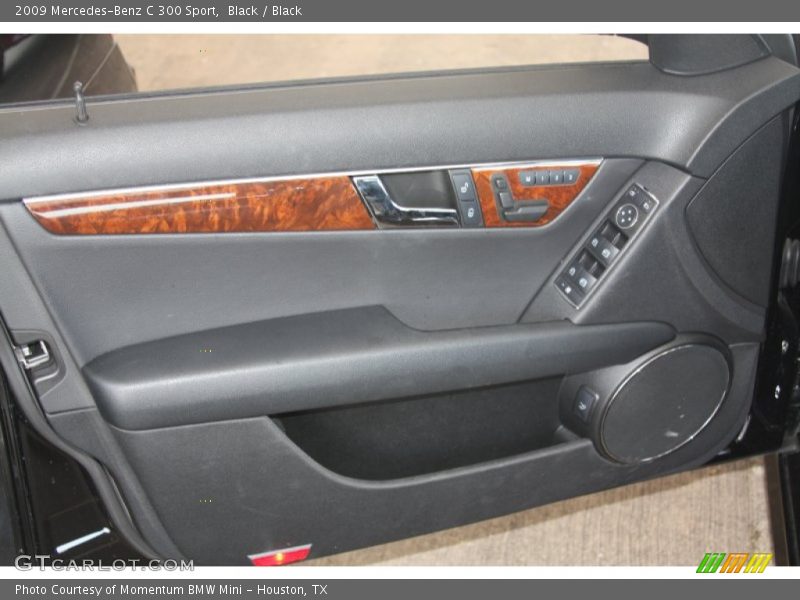 Black / Black 2009 Mercedes-Benz C 300 Sport