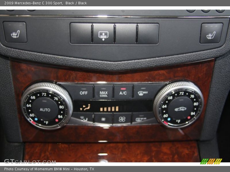 Black / Black 2009 Mercedes-Benz C 300 Sport