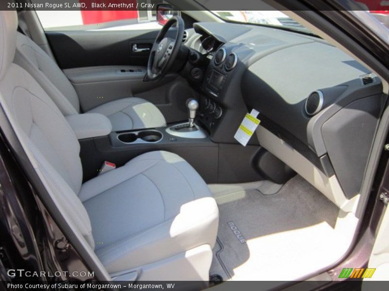 Black Amethyst / Gray 2011 Nissan Rogue SL AWD