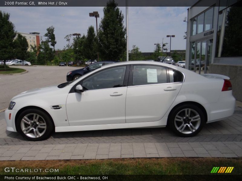White Hot / Onyx 2008 Pontiac G8