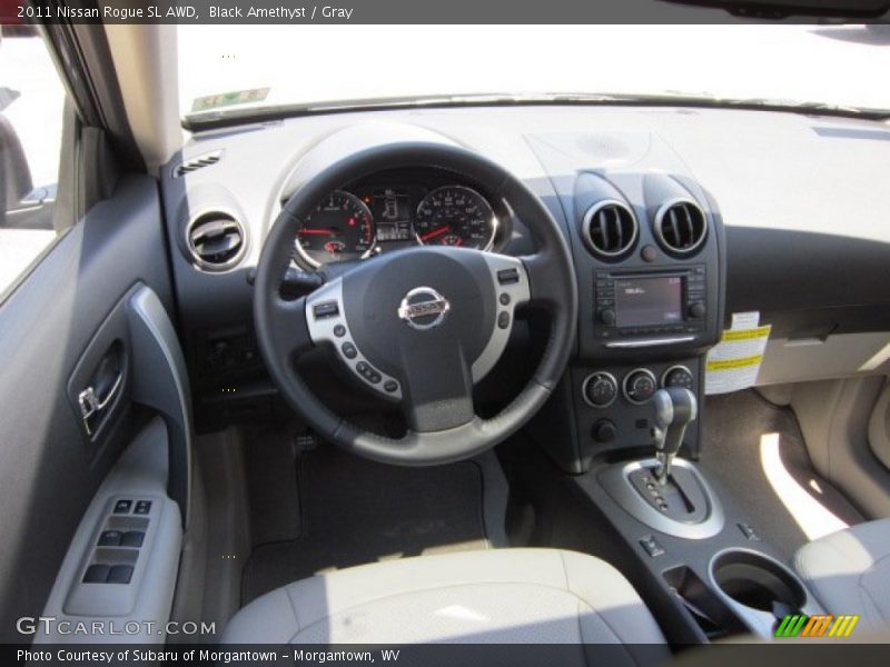 Black Amethyst / Gray 2011 Nissan Rogue SL AWD
