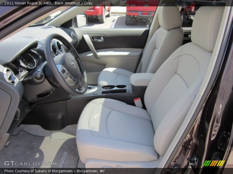 Black Amethyst / Gray 2011 Nissan Rogue SL AWD
