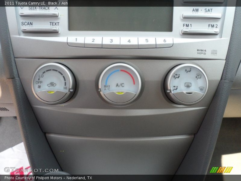 Black / Ash 2011 Toyota Camry LE