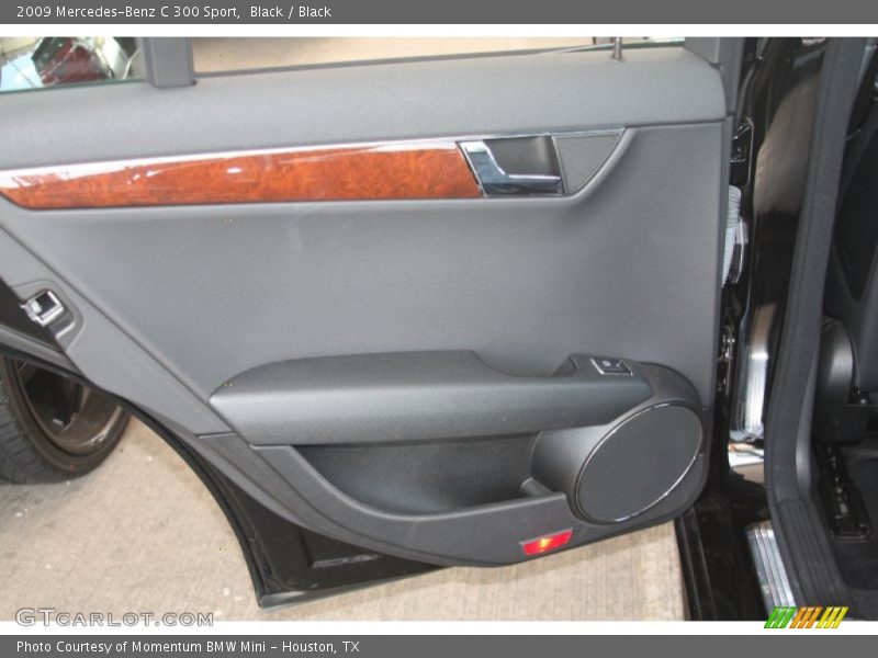 Black / Black 2009 Mercedes-Benz C 300 Sport
