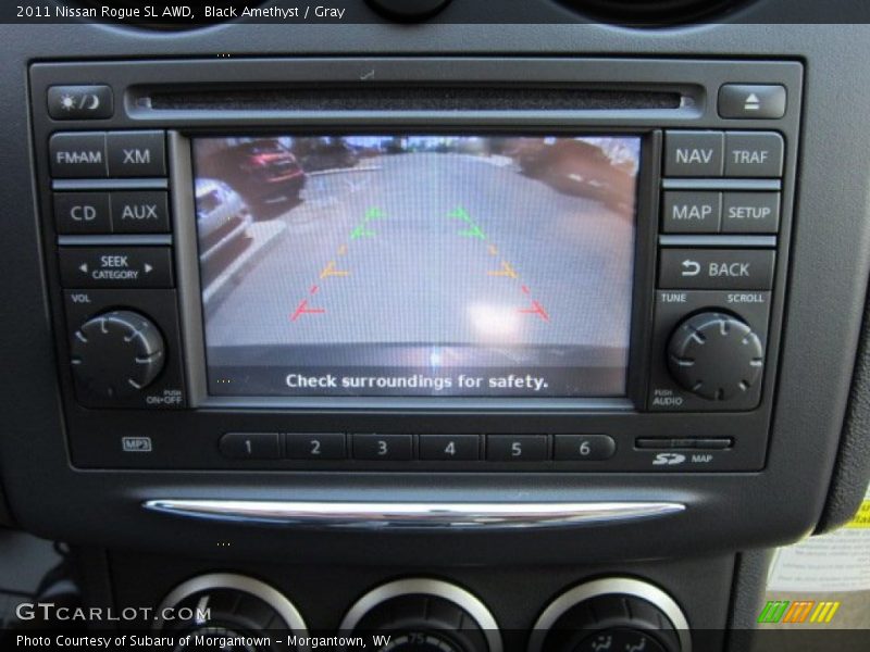 Black Amethyst / Gray 2011 Nissan Rogue SL AWD