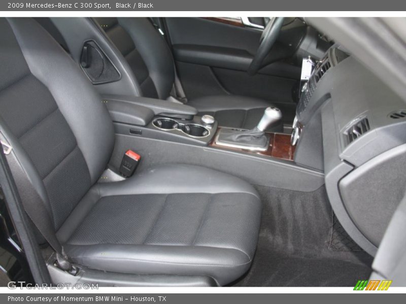 Black / Black 2009 Mercedes-Benz C 300 Sport