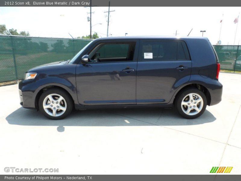 Elusive Blue Metallic / Dark Gray 2012 Scion xB